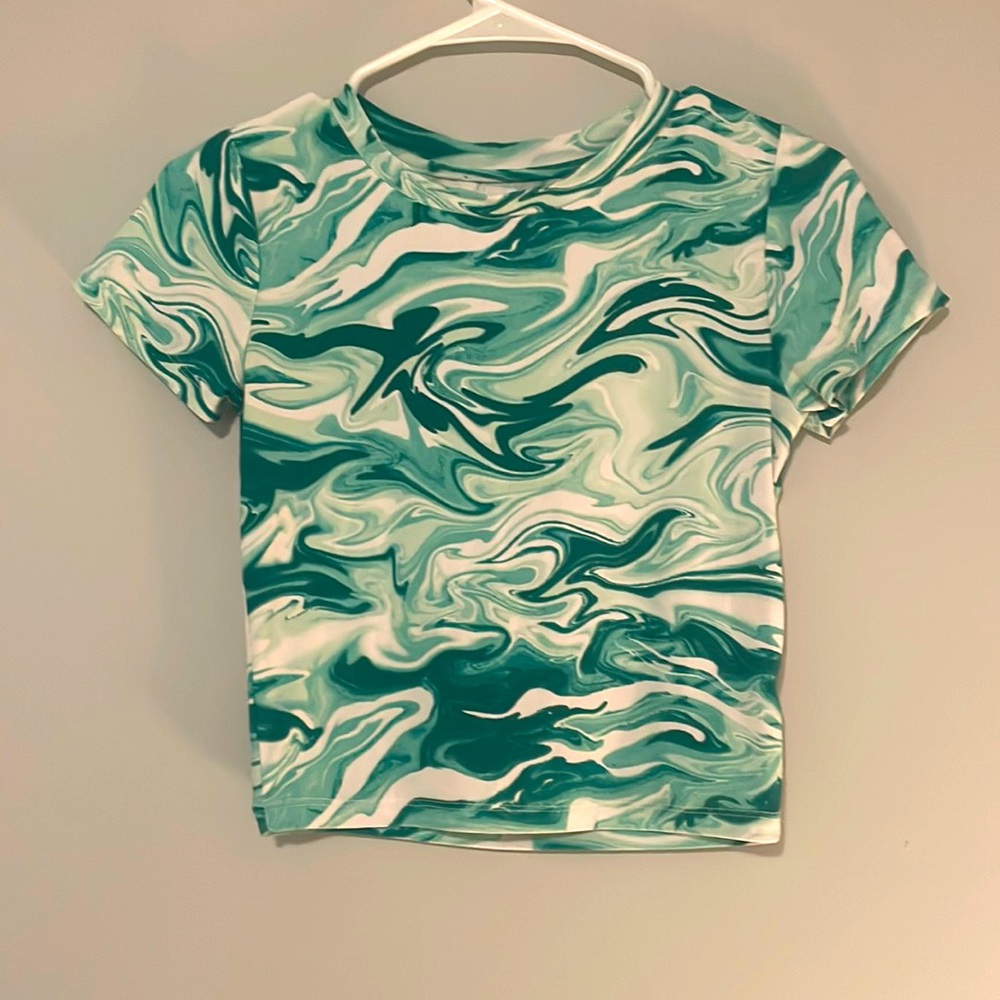 Green Patterned Shirt